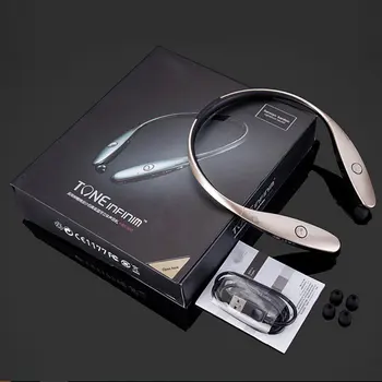 Hbs900 Căști Bluetooth Wireless Headset Sport Dopuri de urechi Retractabil Stereo Hands-free, Căști Built-in Microfon Pentru a rula
