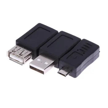10BUC OTG USB de sex masculin la feminin micro USB mini changer adaptor convertor