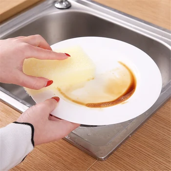 10buc Artificiale Lufa Non-stick de Ulei Exfoliant Bureți De Bucătărie Preparate de Curățare de Culoare Aleatorii de Bunuri de uz Casnic