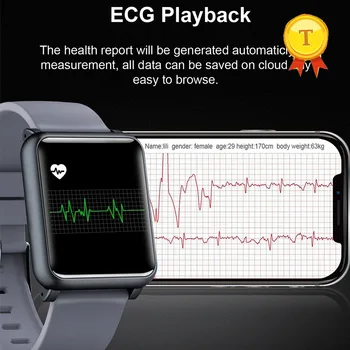 2019 tensiunea de dormit de calitate, bratara de detectare a ritmului cardiac PPG ECG brățară inteligent Activitate tracker de fitness trupa încheietura mâinii