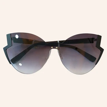 Fără ramă Fluture ochelari de Soare pentru Femei Brand de Moda 2020 Nuante UV400 Epocă Ochelari de Soare Cu Lanț