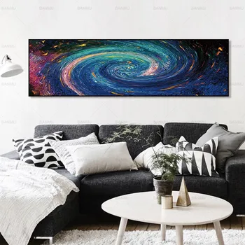 Panza pictura Arta de perete Poster de arta univers tablou canvas abstract imagini cuadros decoracion salon Neînrămate decor acasă