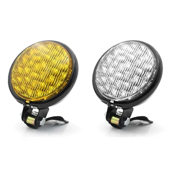 2021 Motocicleta Noua LED-uri Faruri de Epocă Fața Lumini Lampi Retro Rotund lumina Reflectoarelor Lampa