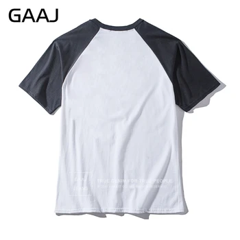 GAAJ de Bază Bărbat și Femei Tricou Unisex Brand de Îmbrăcăminte de Femeie Noul Tricou Barbati O de Gât Haine de Moda Maneca Trei Sferturi La #L64X0