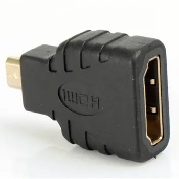 Micro-HDMI la HDMI Adaptor Placat cu Aur, 1080P Micro HDMI de sex Masculin La HDMI Standard Pentru Raspberry Pi 4 Model B model