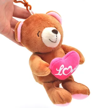 10CM Te Iubesc Ursuleț de Pluș Jucărie de Pluș care Deține DRAGOSTE Inima Moale Cadou pentru Ziua Îndrăgostiților Ziua Fetelor Brinquedos Breloc
