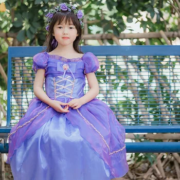 Disney pentru Copii-Rochii pentru Fete Sofia Printesa Rochie de Bal de Crăciun de Crăciun pentru Copii Haine Elegante Desene animate Congelate