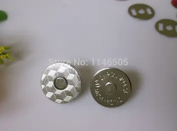 30 de seturi nickle culoare metal magnetic Sac Butonul de 18mm*2.5 mm Material pentru Alamă / Mare pentru Cusut,Geanta, Scrapbooking