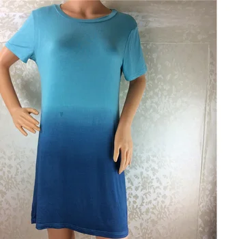 E de mirare 2019 nouă primăvară Culoare Solidă Rochie Mini Casual Sexy Gradient Rochie de Vânzare cele mai Bune Femei Vrac Proaspăt Rochie XS-XL