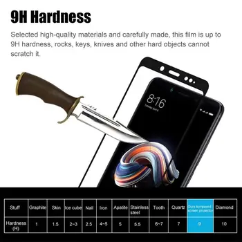9H 2.5 D Toate Lipici Complet Acoperi Tempered Glass Pentru Xiaomi Redmi 5 Explorer Protector de Ecran Pentru Xiaomi Redmi5 Sticlă de Protecție de Film