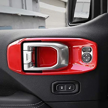 Masina Interior Usa Maner, Capac Castron Benzi Decorative, Înapoi Mâner Accesorii de Interior pentru Jeep Wrangler JL 2018-2020