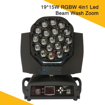 Promovarea vânzărilor 19*15W Led de Albine Ochii Zoom în Mișcare Cap Lumina Fiecare LED Poate Fi Controlat Separat