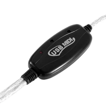 USB-iesire MIDI Cablu de Interfață Convertor PC la Tastatură Muzică Cablul de en-Gros