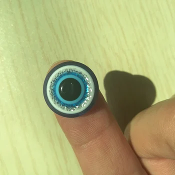 6-18mm 233pcs Rotunde Plate Albastre Stralucind Ochii Ochii de Plastic pentru Papusi de a Face Jucării de Pluș Urs Păpuși Ochii Amigurumi Papusa Accesorii