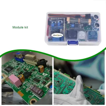 Arduino Kit Modul de Senzor Cu 0.96 inch OLED 1602 Display LCD Releu Motor Servo DHT11 Pentru Starter Proiecte(Tutorial în limba română)