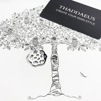 Pandantiv Floare Trandafir,2019 Iarna Noi De Brand De Moda De Argint 925 Bijuterii Europa Trendy Bijuterii Accesorii Cadouri Pentru Femei