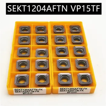 10BUC SEKT1204AFTN VP15TF Carbură de a Introduce Instrumentul de Cotitură Cotitură freze CNC de Taiere Instrument Slot de Tăiere SEKT1204