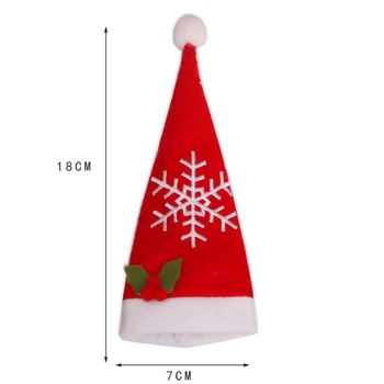 De Crăciun Decorativ Tacamuri Capace Mini Buzunar Titular Tacâmuri Cuțit Furculiță Set Lingura De Buzunar Decor De Crăciun Sac Pentru Acasă De Crăciun