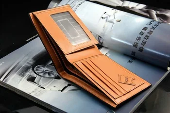Nouă Bărbați portofele Monede cu fermoar Buzunare de moda de Design scurt men\'s wallet Portofel din Piele