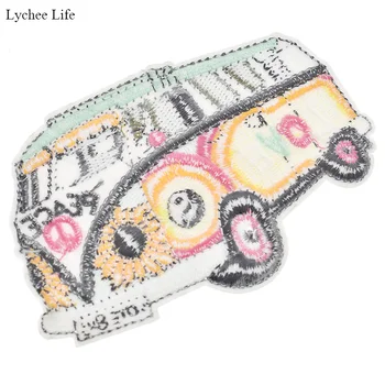 Lychee Viața Moda Mașină de Brodat Adeziv Patch-uri de Handmade-Stick pe Îmbrăcăminte Accesorii pentru Decor Pentru Copii