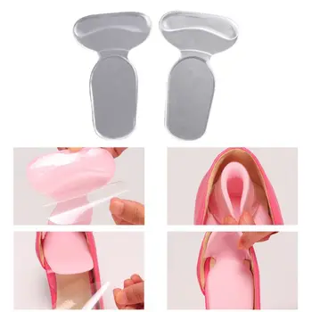 Gel De Silicon Pantofi Tampoane Spate Picior De Îngrijire Protector Anti-Alunecare, T-În Formă De Pernițe De Îngrijire Tălpi Toc Suport Șoc Pernă Pad Stick