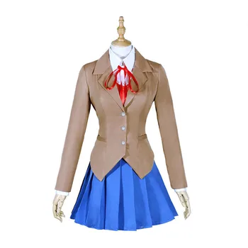 Doki Doki Literatura Club Monika Cosplay Sayori. Yuri Natsuki Cosplay Costum De Uniformă Școlară Fata Femei Costum De Joc Pentru