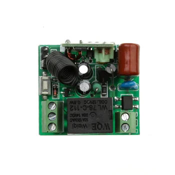 AC220V 10A 1Channe RF fără fir control de la distanță comutator Sistem teleswitch 4buc Transmițător + 4buc Receptor cod de Învățare