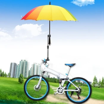 Umbrela Conector Cărucior Din Oțel Inoxidabil Umbrela Standuri Orice Unghi De Pivotare De Biciclete Titularul Umbrelă De Ploaie Instrument
