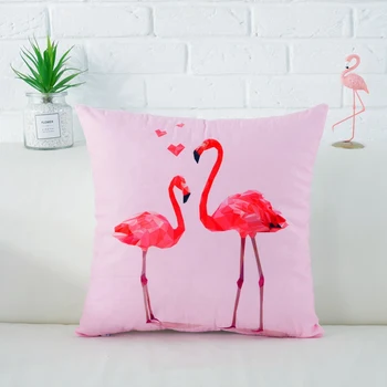 Flamingo Tipărite Capac Pernă de Vară Stil de Pernă față de Pernă Decorative pentru Casa Canapea perne Masina fata de perna