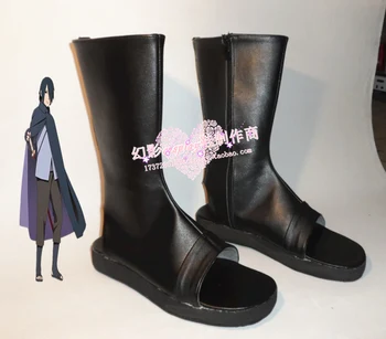 Naruto Sasuke Uchiha Negru De Halloween Cosplay Cizme Pantofi H016