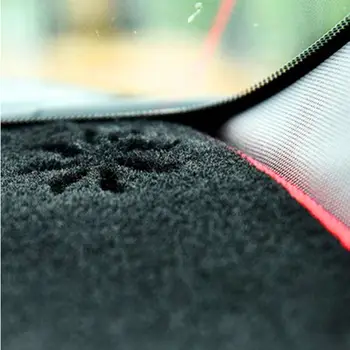 Taijs volan pe stânga tabloul de bord masina acoperire pentru Peugeot 308 2013 material poliester cuty lavabil culoare 3 margini de înaltă calitate