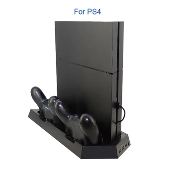 Potrivit pentru PS4 / PS4SLIM / PS4PRO Ultra-Subțire Stand Vertical 3 In1 Universal Ventilator de Răcire de Bază