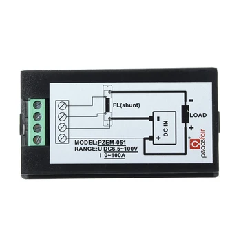 100A DC Digital Multifunctional Power Meter Energie Monitoriza Modul Voltmetru Ampermetru Cu Extern 100A Șunt