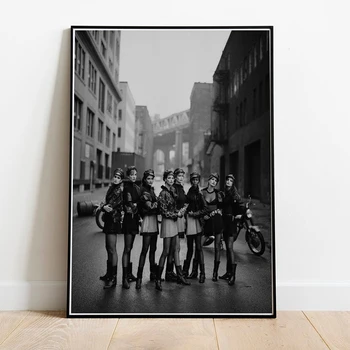 Peter Lindbergh fotografie Postere alb-negru Alb-Negru Fotografie Panza Pictura Imagini Moderne Cameră Decor