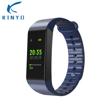 Kinyo 2018 Bluetooth Inteligent Brățară Tracker Activitate Dinamică de Monitorizare a ritmului Cardiac Inteligent Trupa cu 0.96 inch TFT Culoare Ecran
