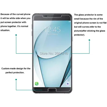 2 Buc/Lot Pentru A9 2016 Sticla 9H 2.5 D Premium Folie de protectie Ecran Pentru Samsung Galaxy A9 (2016) A9000 / A9 Pro A9100