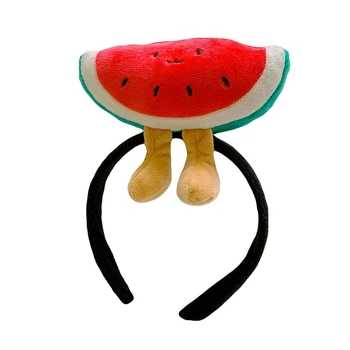 Copii Drăguț de Fructe CartoonSeries Bentita Colorate Drăguț 3D de Desene animate de Animale WatermelonToy Decor de Păr Hoop Dulce articole pentru acoperirea capului