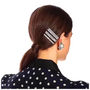 3 Buc/set Moda Femei Strălucitoare de Cristal Hairpin Pietre Clipuri de Păr Barrette Pearl Hairpin Accesorii de Par Pentru Femei 2019 Noi