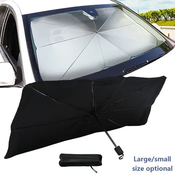 Geam Interior Soare Orb în aer liber Auto Parasolar UV Parbriz Capac Pliabil Izolare Termică Față Auto Accesorii de Protecție