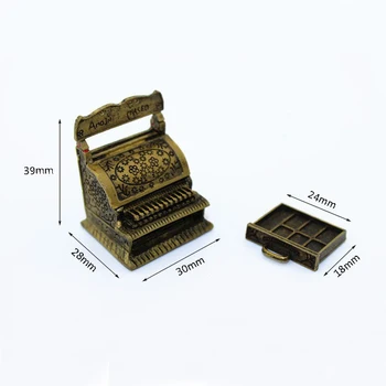 En-gros de 1:12 casă de păpuși în miniatură Mini Retro de marcat mobila jucărie meci pentru animale de pădure familie de colectie Cadou