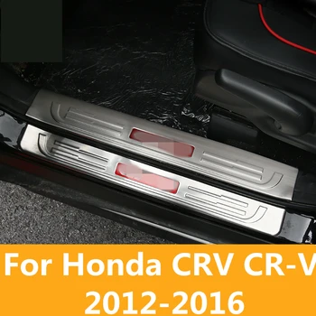 Pentru Honda CRV CR-V 2012-2016 oțel inoxidabil pedala de bun venit refires pragului de ușă benzi piese de decor Interior, Accesorii Auto