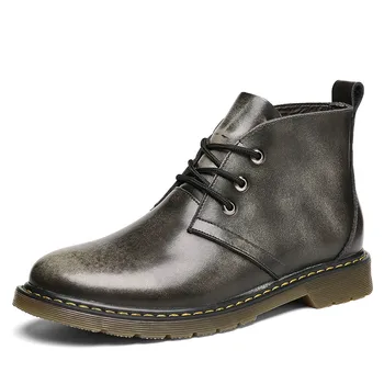 De înaltă Calitate pentru Bărbați Cizme de Iarna din Piele Pantofi de Mari Dimensiuni Pantofi Barbati din Piele Cizme de Producători Direct