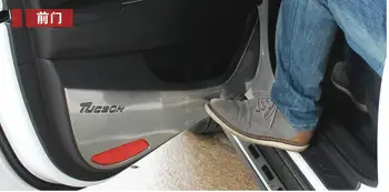 Pentru Hyundai Tucson 2016 Masina Ușă din Oțel Inoxidabil Anti-Kick Pad Usa Capac protecție Decor Auto-styling