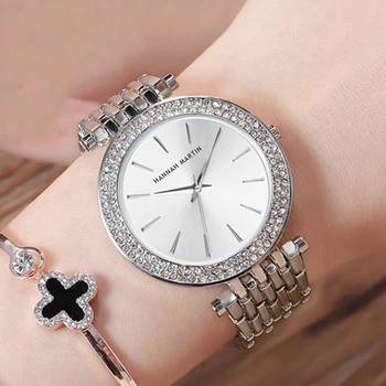2020 Stil Diamant Femei Ceasuri de Lux de Brand a Crescut de Aur Plin Curea din Otel Impermeabil Doamnelor Rochie de Cuarț Încheietura Ceas montre femme