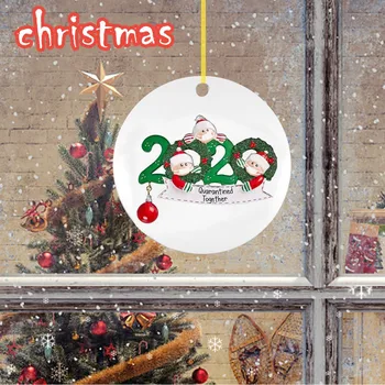 25# 2020 Nou Decorare Pom De Crăciun Luminat Pandantiv Fără Chip Bătrân Pandantiv Decor Acasă Purtând Masca Picătură De Transport Maritim