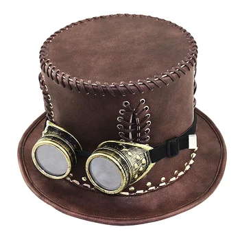 1 buc Industriale Retro Stil Steampunk Pălărie de Epocă Domn Pălărie Cosplay Costum pentru Petrecerea de Accesorii (Dimensiune)