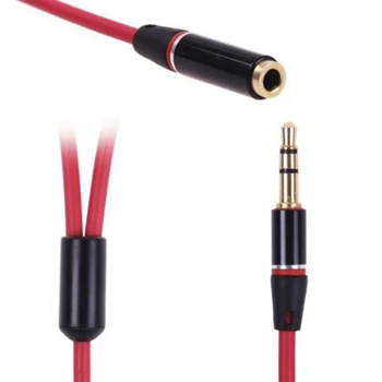 Multi-color Stereo de 3,5 mm pentru Căști Audio de sex Masculin 2 Feminin Splitter Cablu Adaptor Jack Aprox 25cm