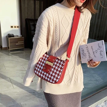 2019 Iarna Sac De Designer De Moda Pentru Femei Geanta Messenger Fierbinte De Vânzare Ins Stil Lux Doamnelor Geantă De Mână Sac De Ambreiaj Coreean Lână Sac