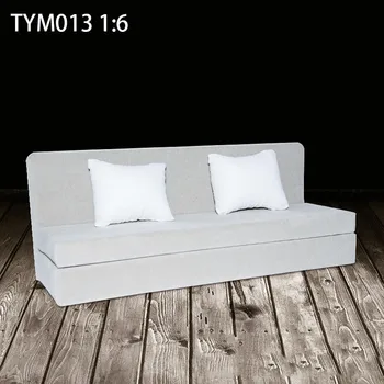 1:6 Scala TYM013 Moda Canapea Tesatura Pânză Lungă Canapea Jucării Modelul de 12