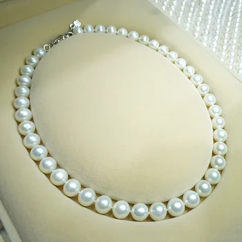 Veșnică nuntă Femei Cadou cuvânt 925 real 925 real natural de mare de Înaltă calitate colier de perle en-gros freshwa